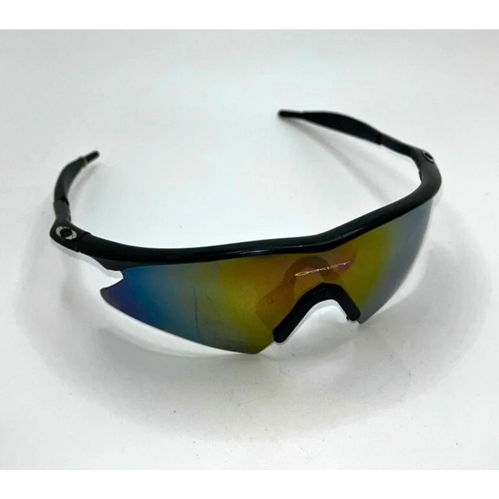 Oakley M Frame Mumbo Sunglasses Fire Iridium USA Vintage w/ Vault Case Rare